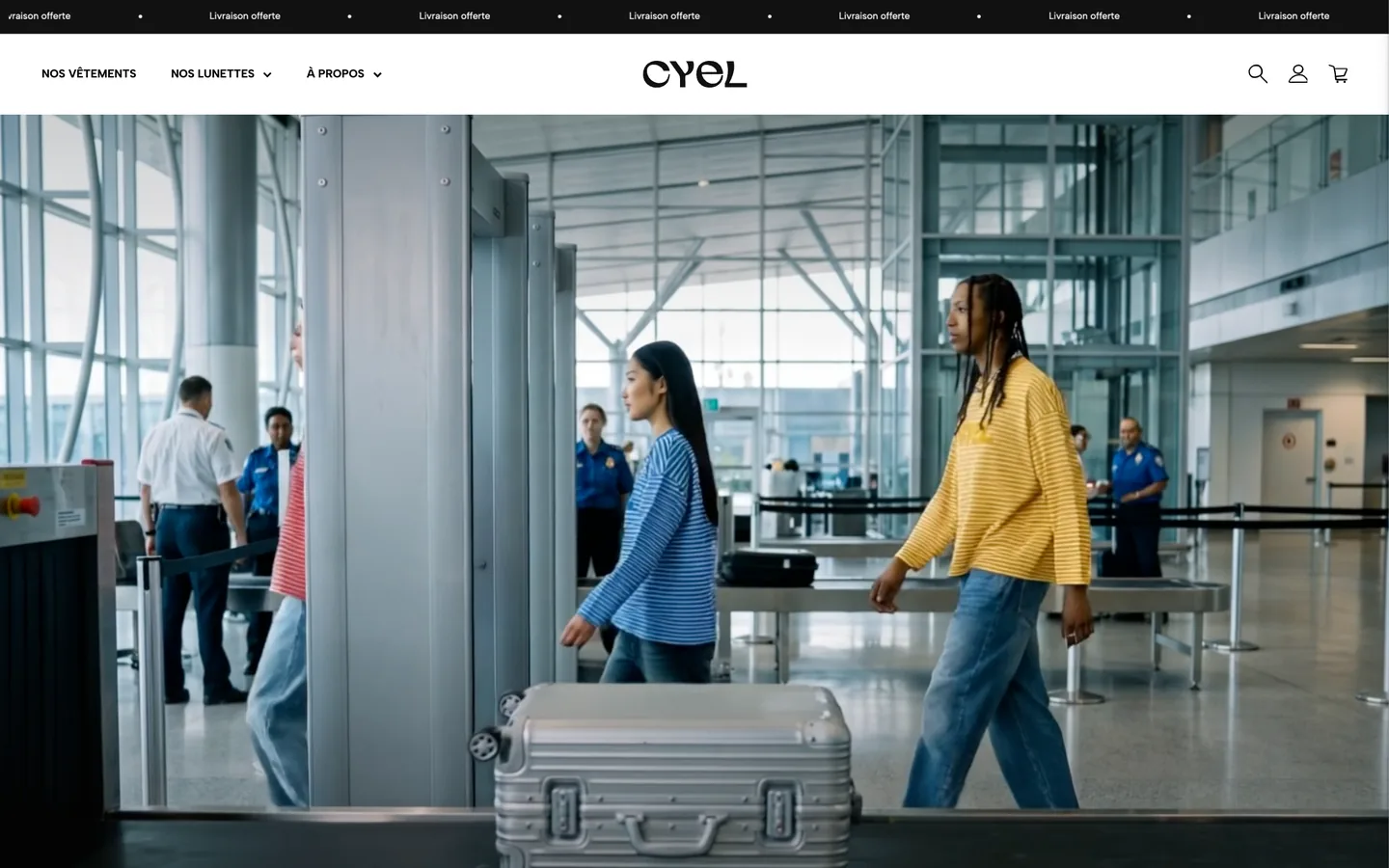 Page d’accueil du site CYEL